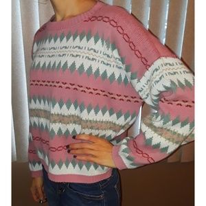 💗 Vintage cropped medium sweater